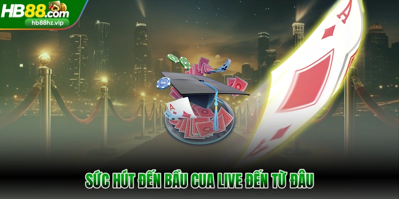 Sức hút đến bầu cua live đến từ đâu